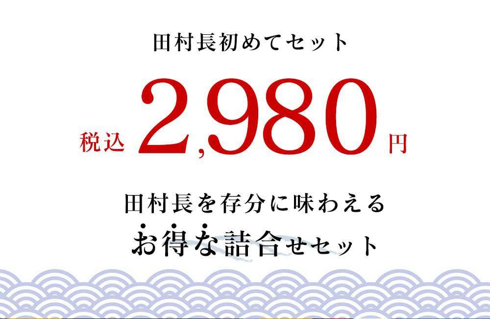 田村長 初めてセット 田村長