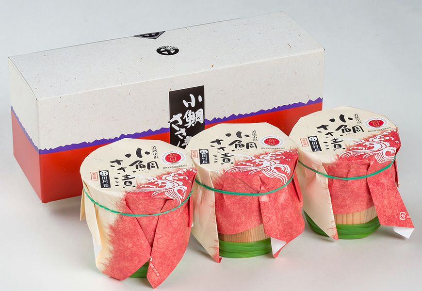 小鯛ささ漬 大樽（160g）×3樽